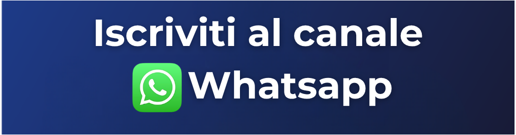 Iscriviti al nostro canale Whatsapp